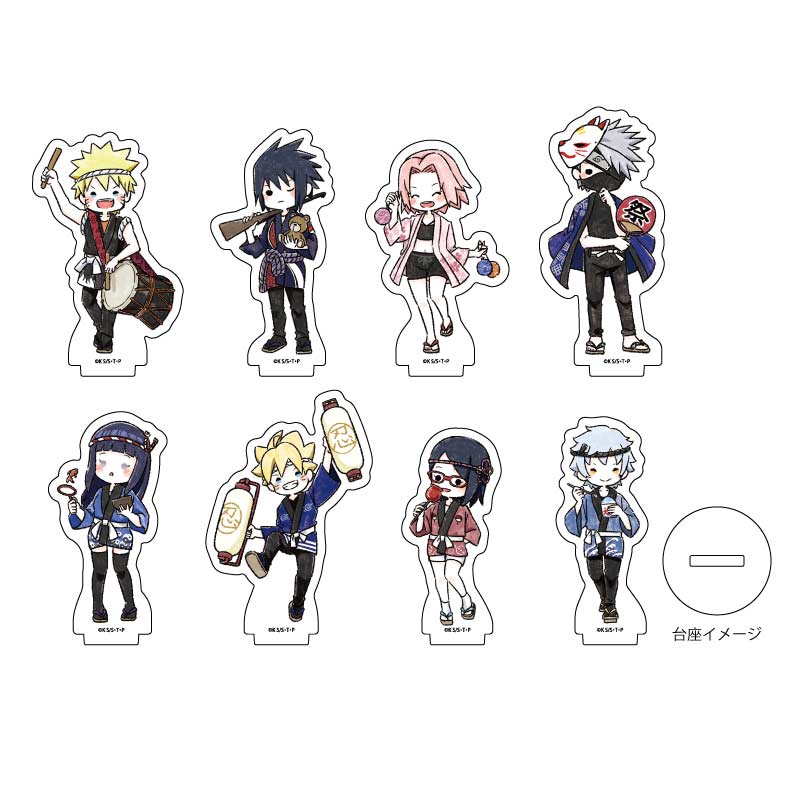 (PO) Acrylic Petit Stand NARUTO & BORUTO 02 Summer Festival Ver. (Graff Art Illustration) [BOX] Image_1