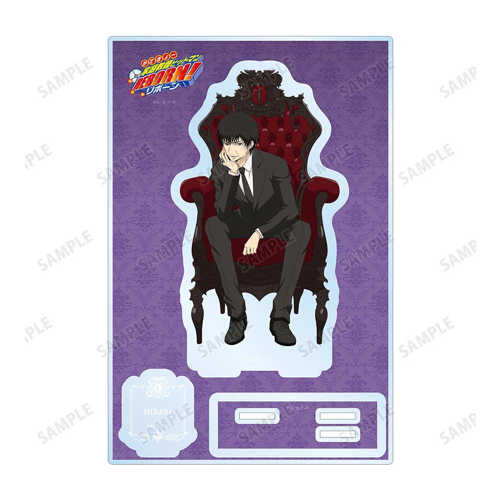 (PO) Reborn! Original Illustration Hibari Kyoya 10 Years Later Throne Ver. Big Acrylic Stand with Parts Image_2