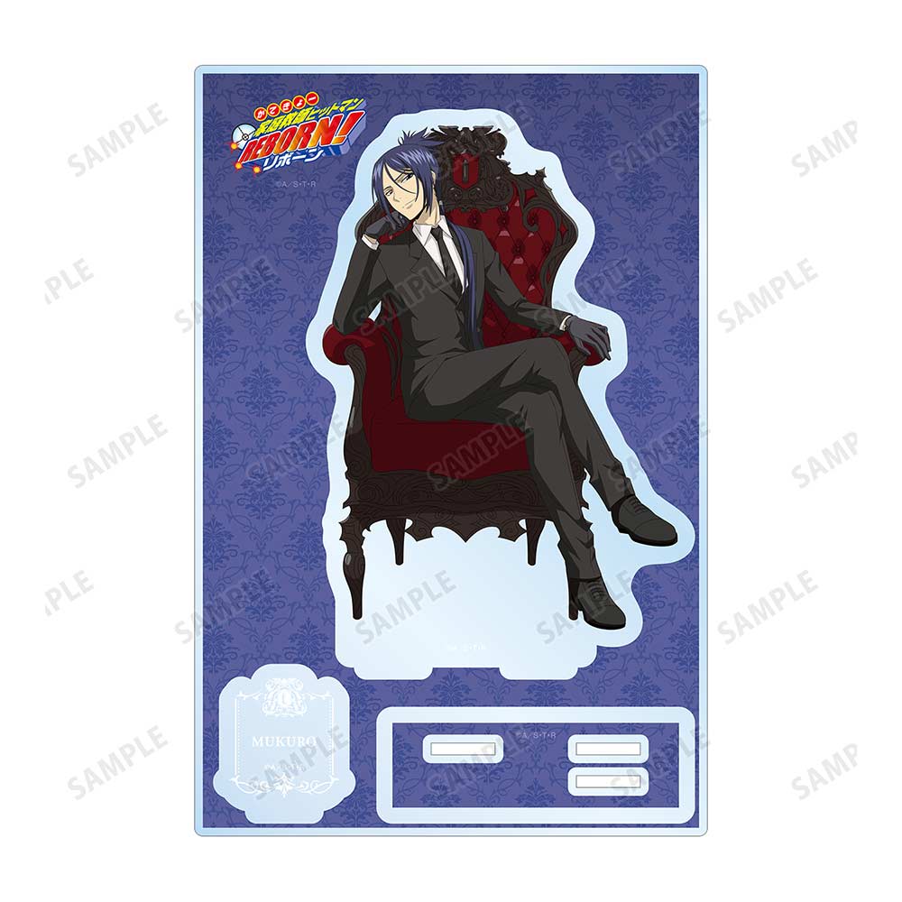(PO) Reborn! Original Illustration Rokudo Mukuro 10 Years Later Throne Ver. Big Acrylic Stand with Parts Image_2