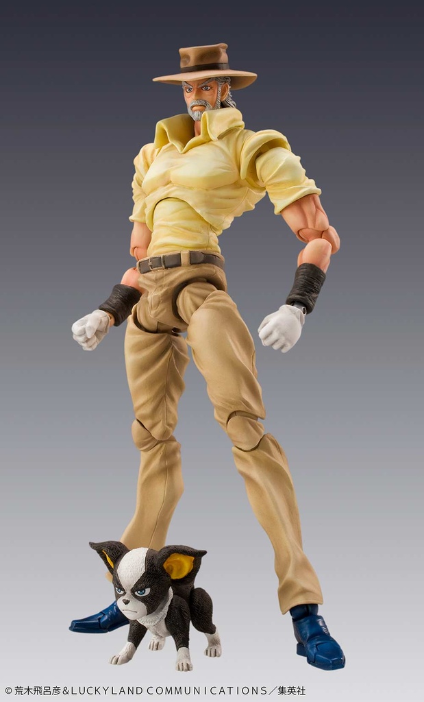 (PO) Super Action Statue JoJo's Bizarre Adventure Part III - Joseph Joestar & Iggy (Re-issue) Image_2