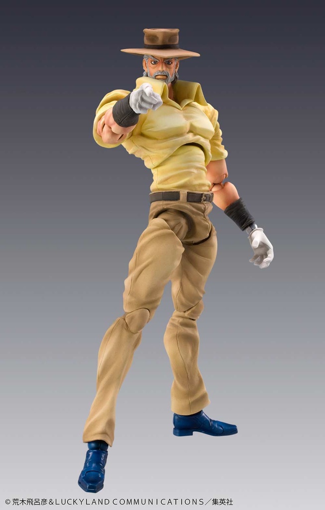 (PO) Super Action Statue JoJo's Bizarre Adventure Part III - Joseph Joestar & Iggy (Re-issue) Image_4