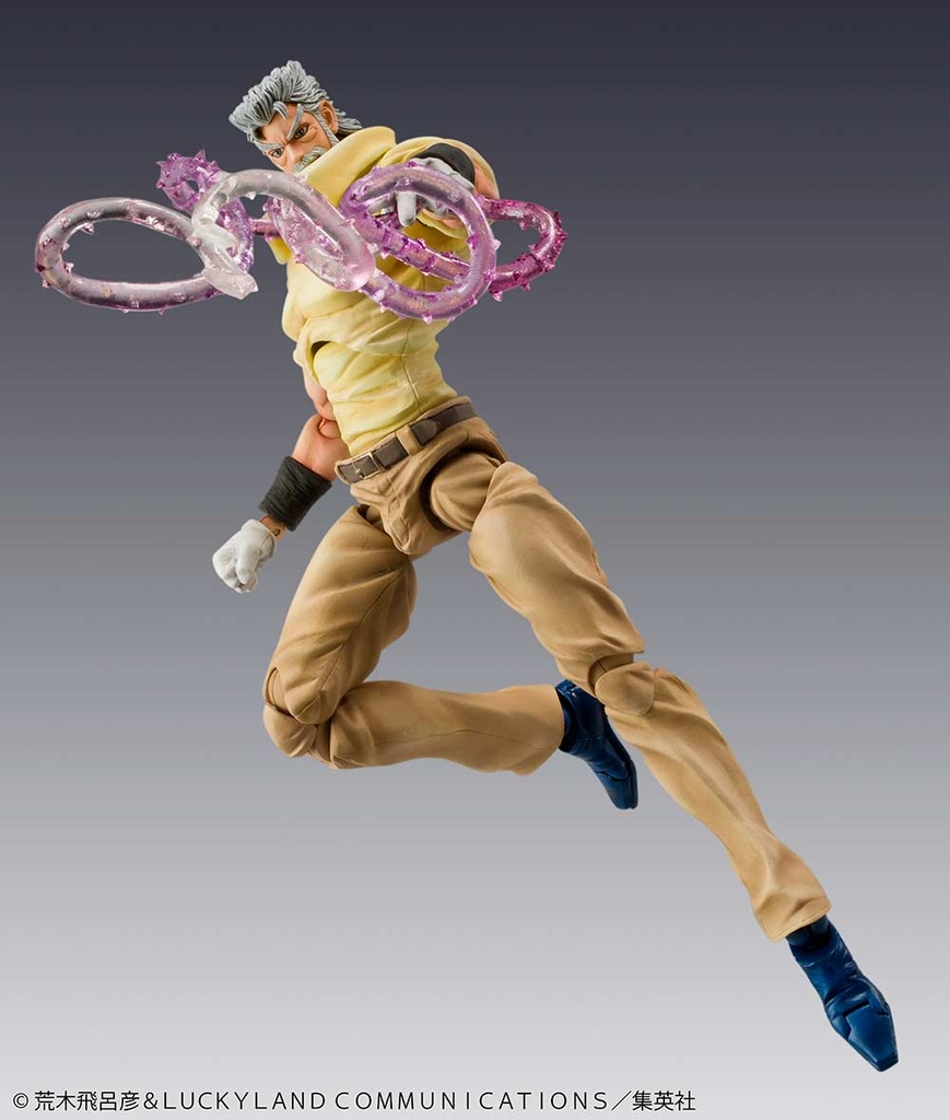 (PO) Super Action Statue JoJo's Bizarre Adventure Part III - Joseph Joestar & Iggy (Re-issue) Image_6