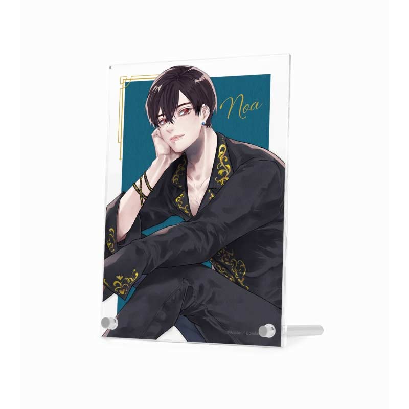 (PO) Kiss Me Crying Arinco Original Illustration Noa Black Coordination Ver. Double Acrylic Panel Image_4
