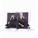 (PO) Kiss Me Crying Arinco Original Illustration J & Noa Black Coordination Ver. Double Acrylic Panel Image_4