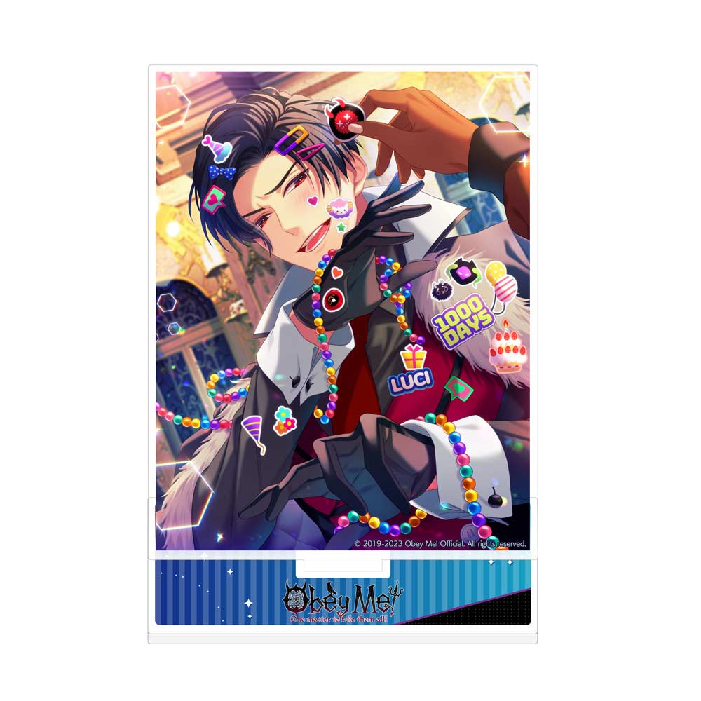 (PO) Obey Me! Acrylic Panel Stand Lucifer A Riotous Anniversary Image_2