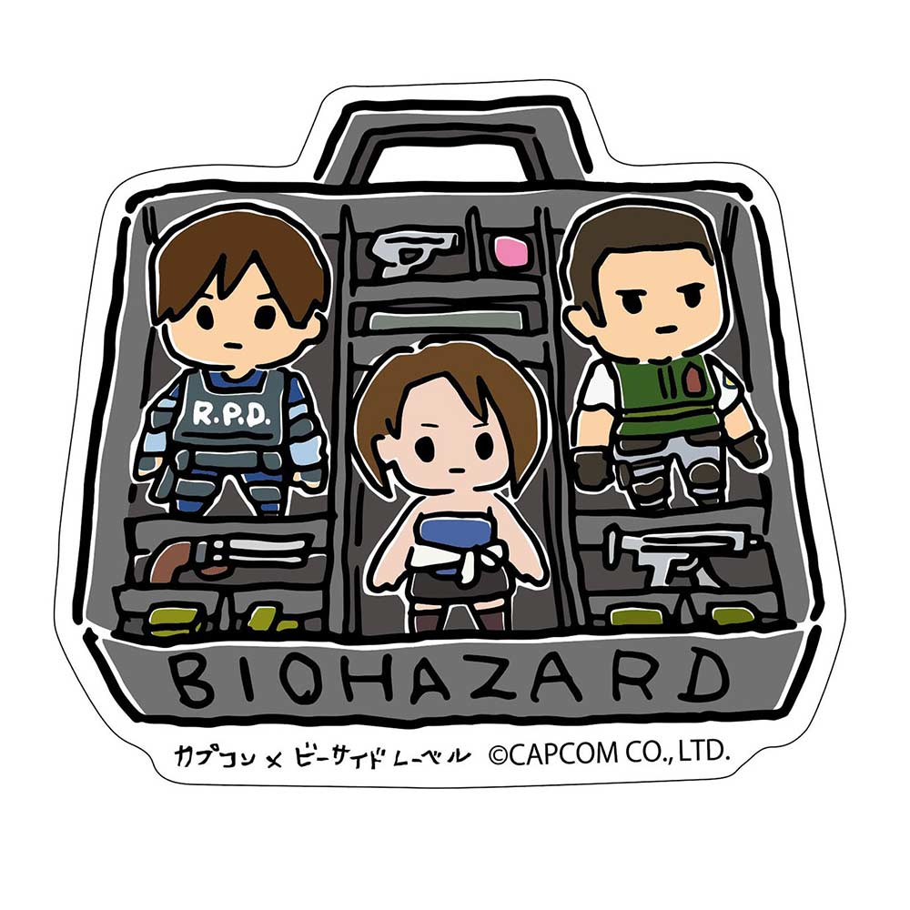 (PO) Capcom x B-Side Label Sticker CAPCOM 40th Resident Evil Image_1
