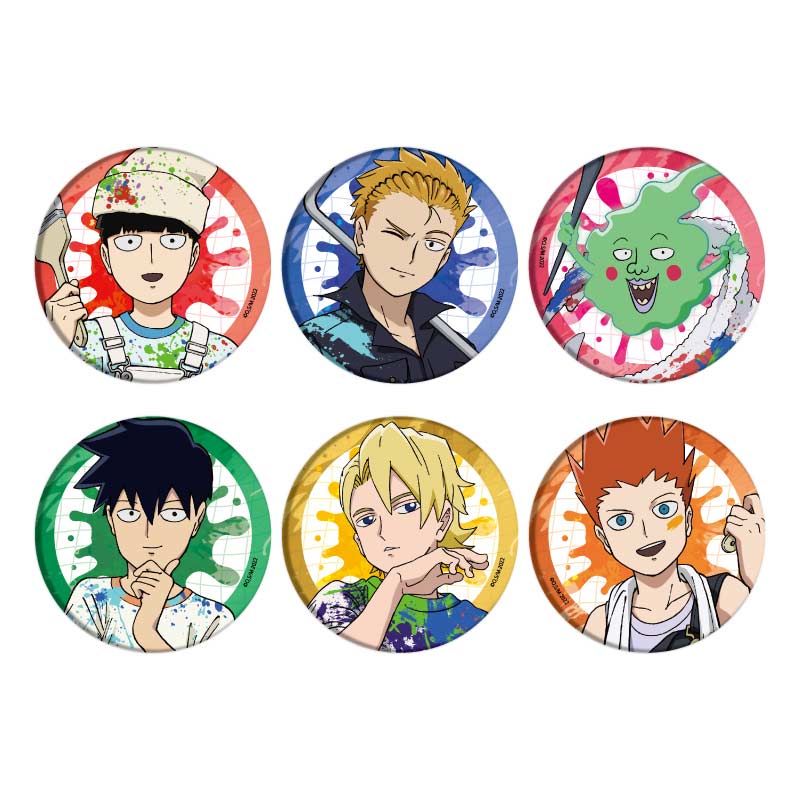 (PO) Can Badge Mob Psycho 100 III 02 Play with Paint Ver. (Original Illustration) [BOX] Image_1