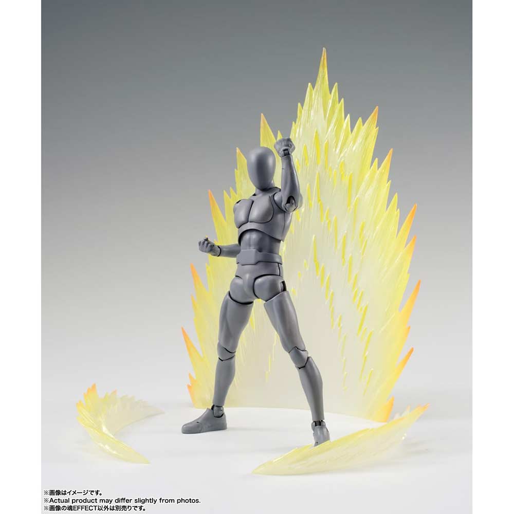 (PO) Soul Effect Energy Aura Yellow Ver. for S.H.Figuarts Image_4