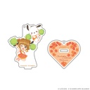 Cardcaptor Sakura x Sanrio Characters Acrylic Stand Key Chain Flower Ver. Sakura x Pochacco Image_1