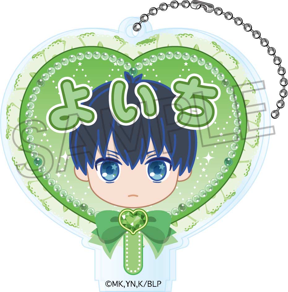 (PO) Blue Lock Oshinarabe Deco Uchiwa Key Chain [BOX] Image_2