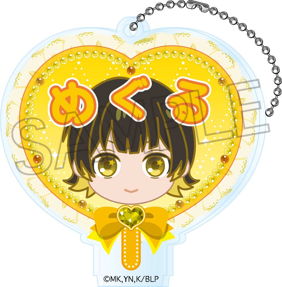 (PO) Blue Lock Oshinarabe Deco Uchiwa Key Chain [BOX] Image_3