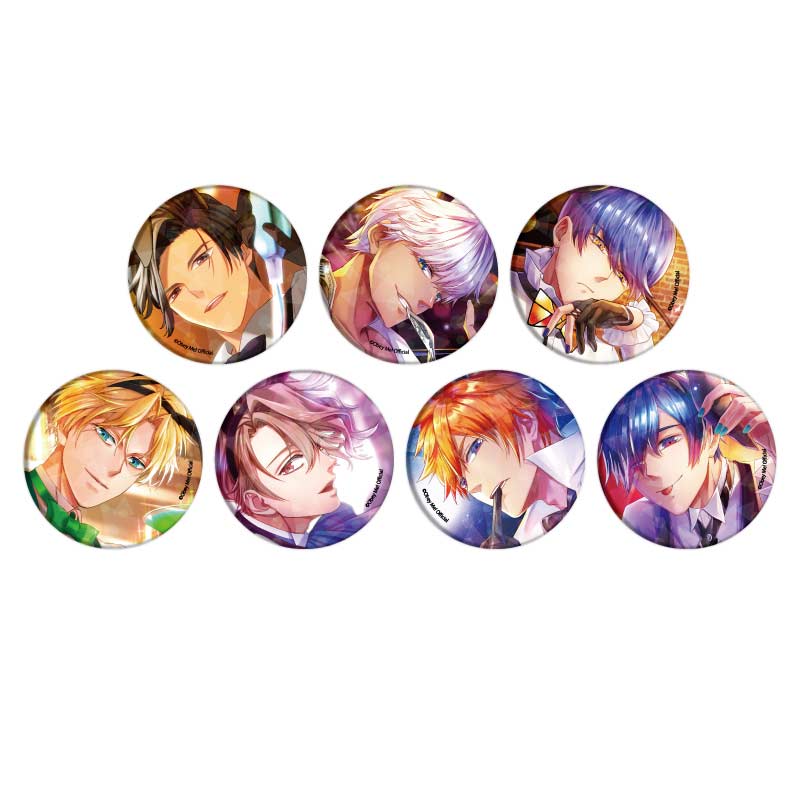 (PO) Hologram Can Badge Obey Me! 08 Official Illustration [BOX] Image_1