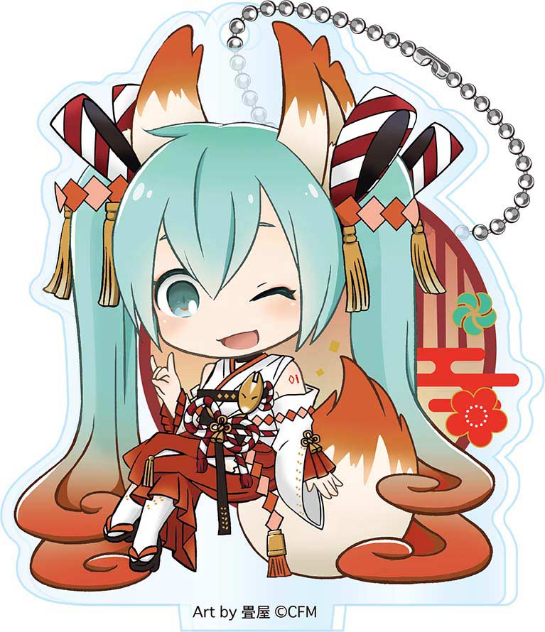 (PO) Hatsune Miku Hyakki Yakou Acrylic Key Chain [BOX] Image_2