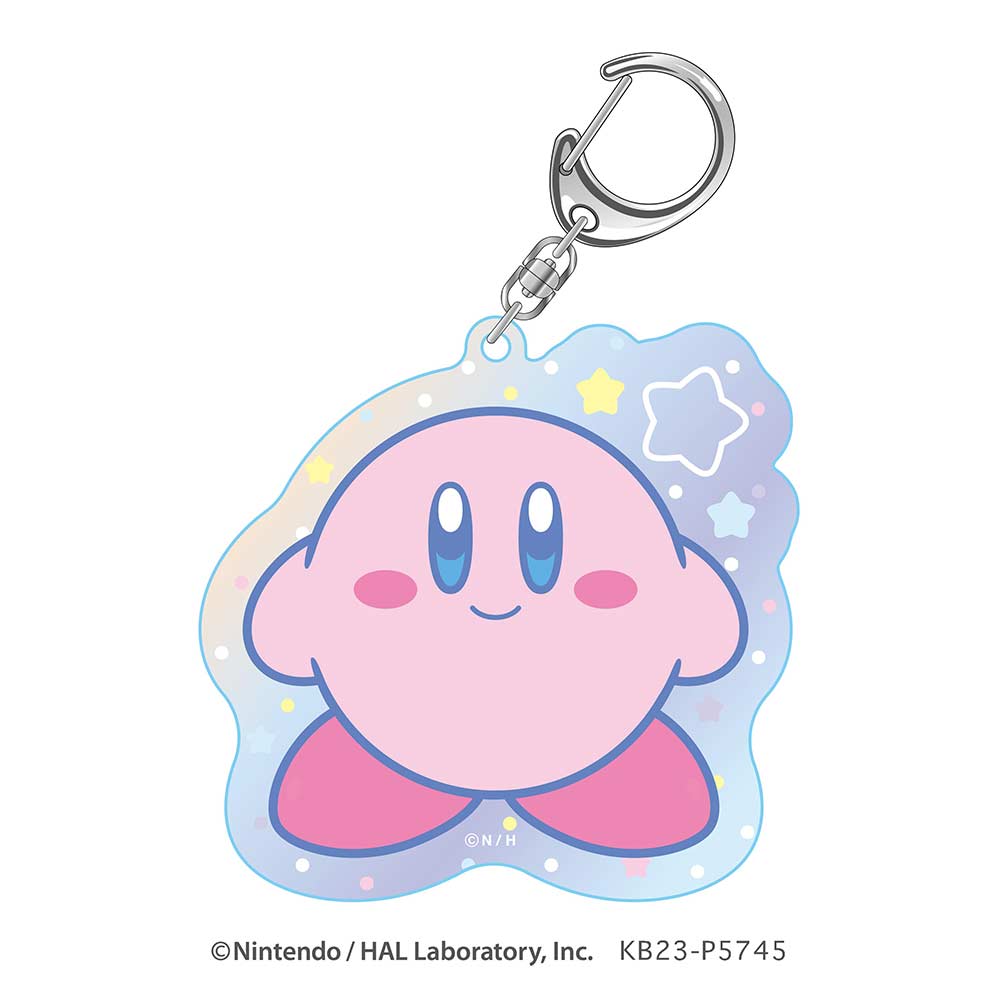 (PO) Kirby's Dream Land Aurora Acrylic Key Chain A Kirby Image_1