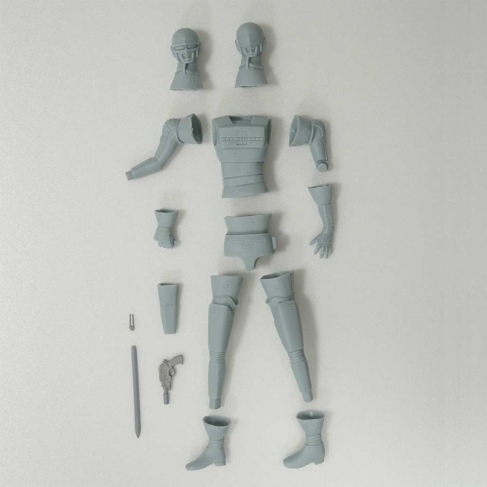 (PO) Nankoku Factory Space Sheriff Sharivan - Space Sheriff Sharivan 1/8 Soft Vinyl Kit Reprint Edition Image_8