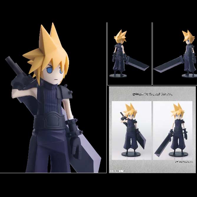 (PO) Final Fantasy VII Static Arts Mini Cloud Strife Image_1