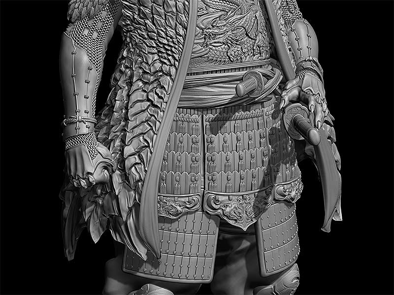 (PO) Zodiac Warrior: Dragon Ready-to-Assemble Plastic Model Kit Image_11