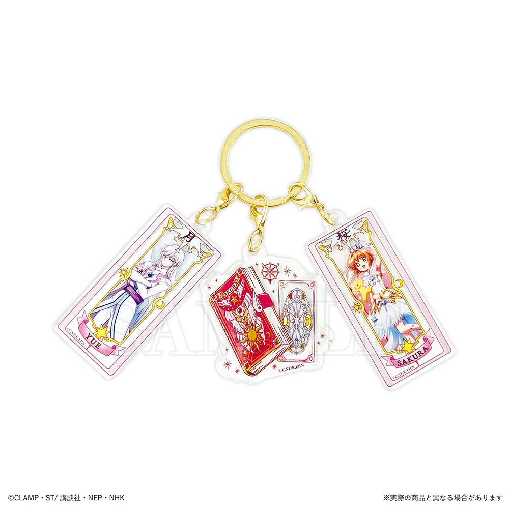 (PO) Cardcaptor Sakura: Clear Card Arc 3 Charm Key Chain Sakura & Kero-chan & Yue Image_1
