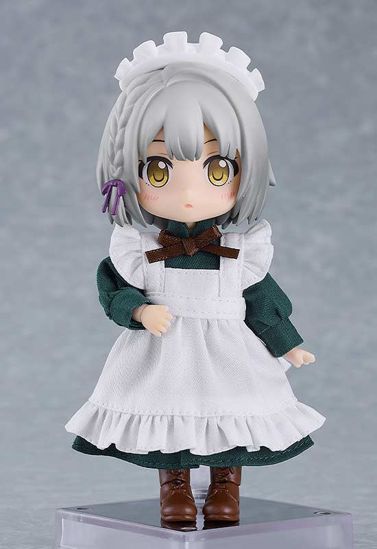 (PO) Nendoroid Doll Work Outfit Set Maid Outfit Long (Green) Image_4