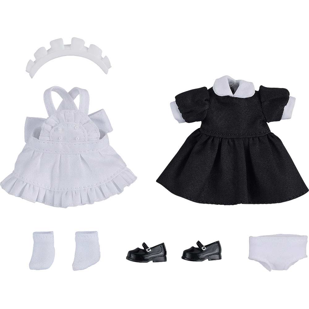 (PO) Nendoroid Doll Work Outfit Set Maid Outfit Mini (Black) Image_2