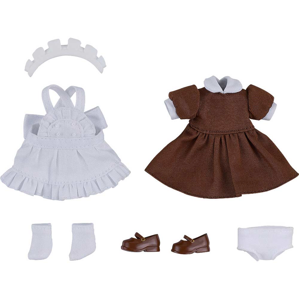 (PO) Nendoroid Doll Work Outfit Set Maid Outfit Mini (Brown) Image_2