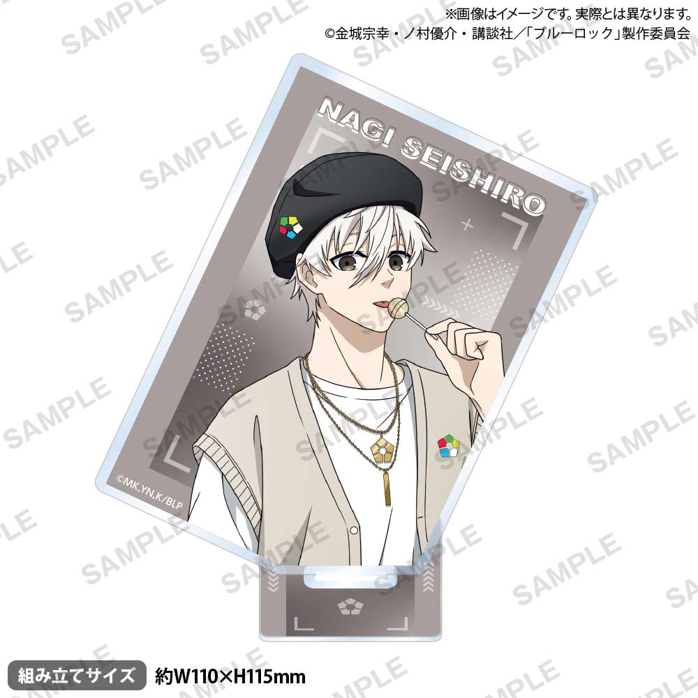 (PO) Blue Lock Square Acrylic Stand Showtime!! Nagi Seishiro Image_1