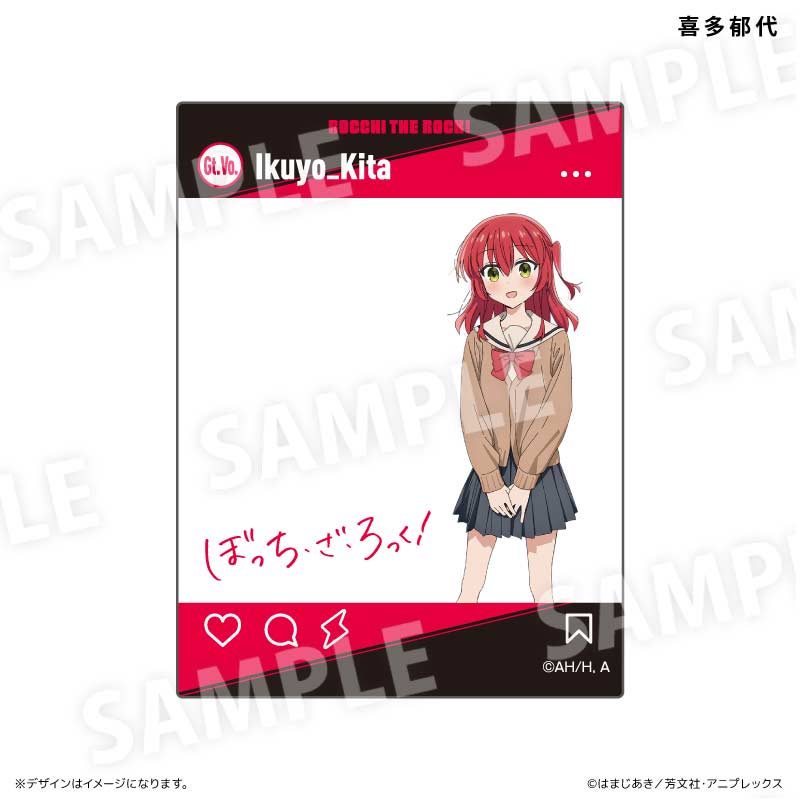 (PO) Bocchi the Rock! SNS Style Acrylic Card Kita Ikuyo Image_1
