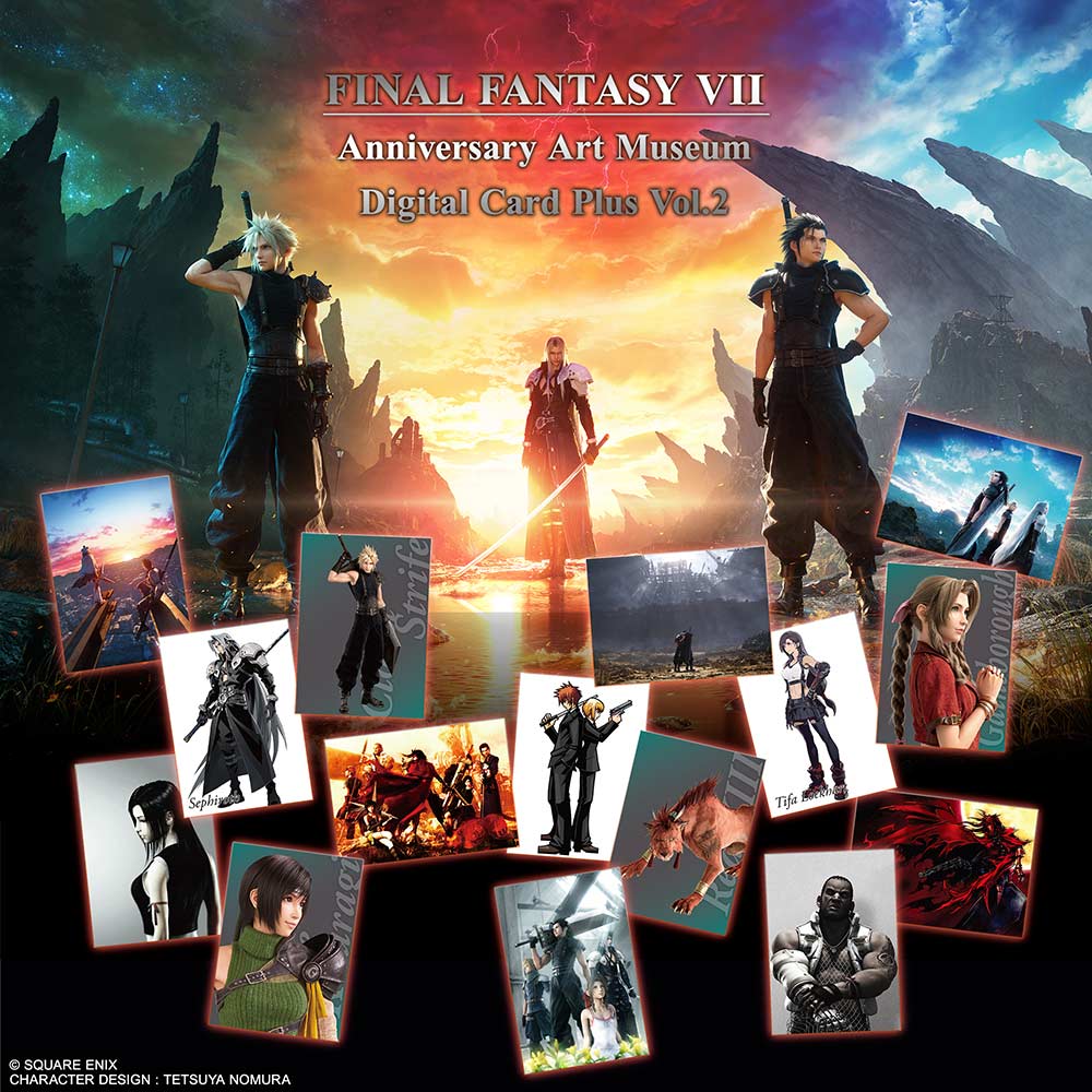 (PO) Final Fantasy VII Anniversary Art Museum Digital Card Plus Vol. 2 [BOX] Image_1