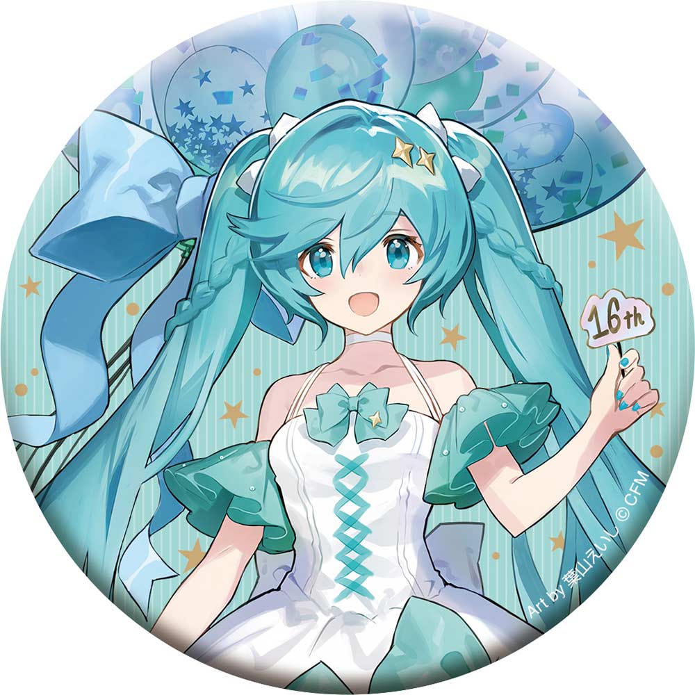 (PO) Hatsune Miku Series Chara Badge Collection Hatsune Miku 16th Birthday [BOX] Image_4