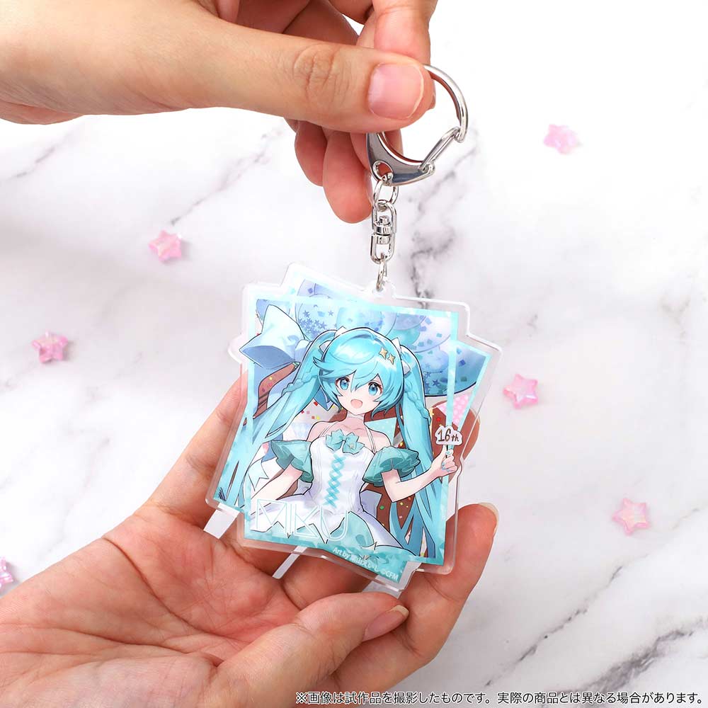 (PO) Hatsune Miku Series Acrylic Key Chain Hatsune Miku 16th Birthday Hatsune Miku Image_2