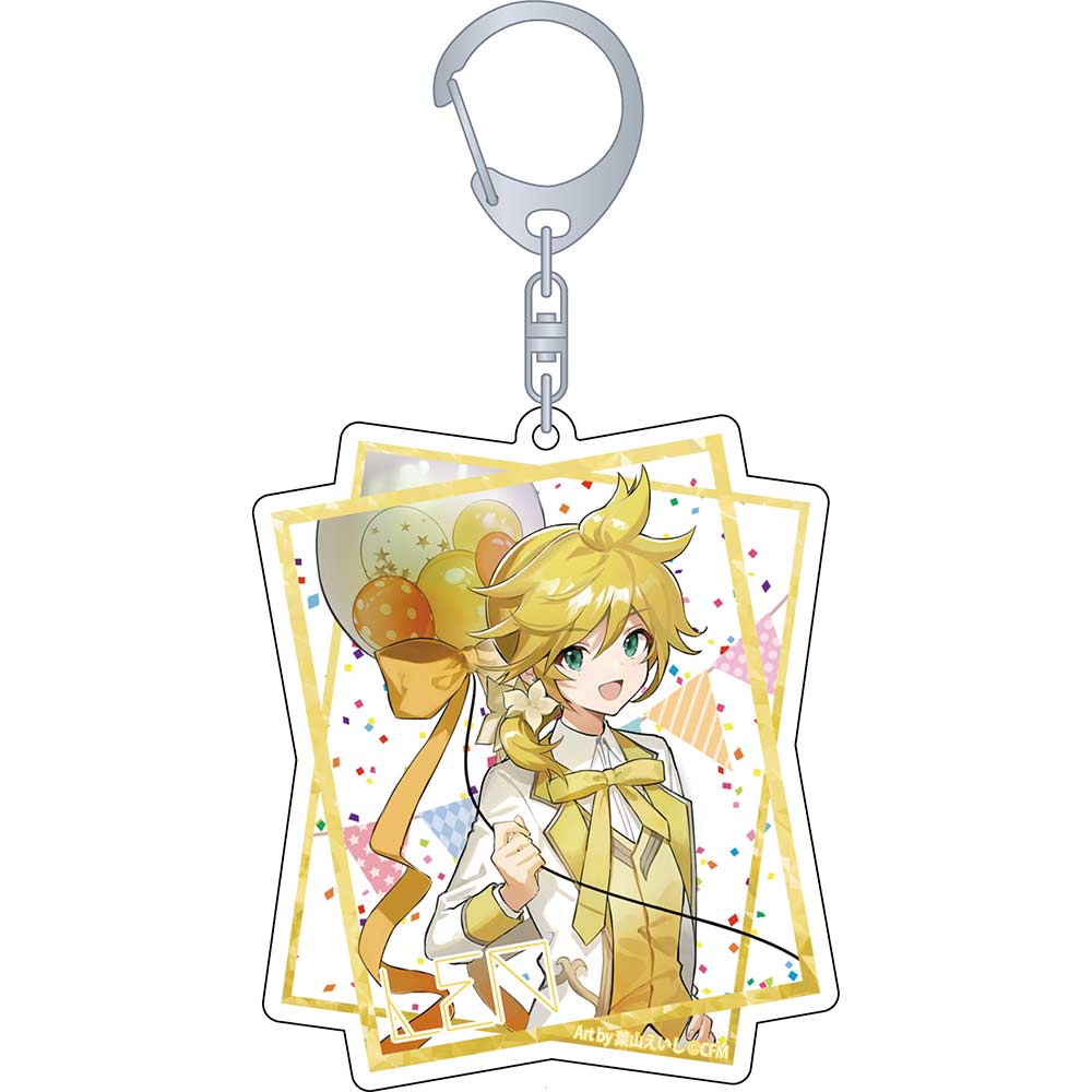 (PO) Hatsune Miku Series Acrylic Key Chain Hatsune Miku 16th Birthday Kagamine Len Image_1