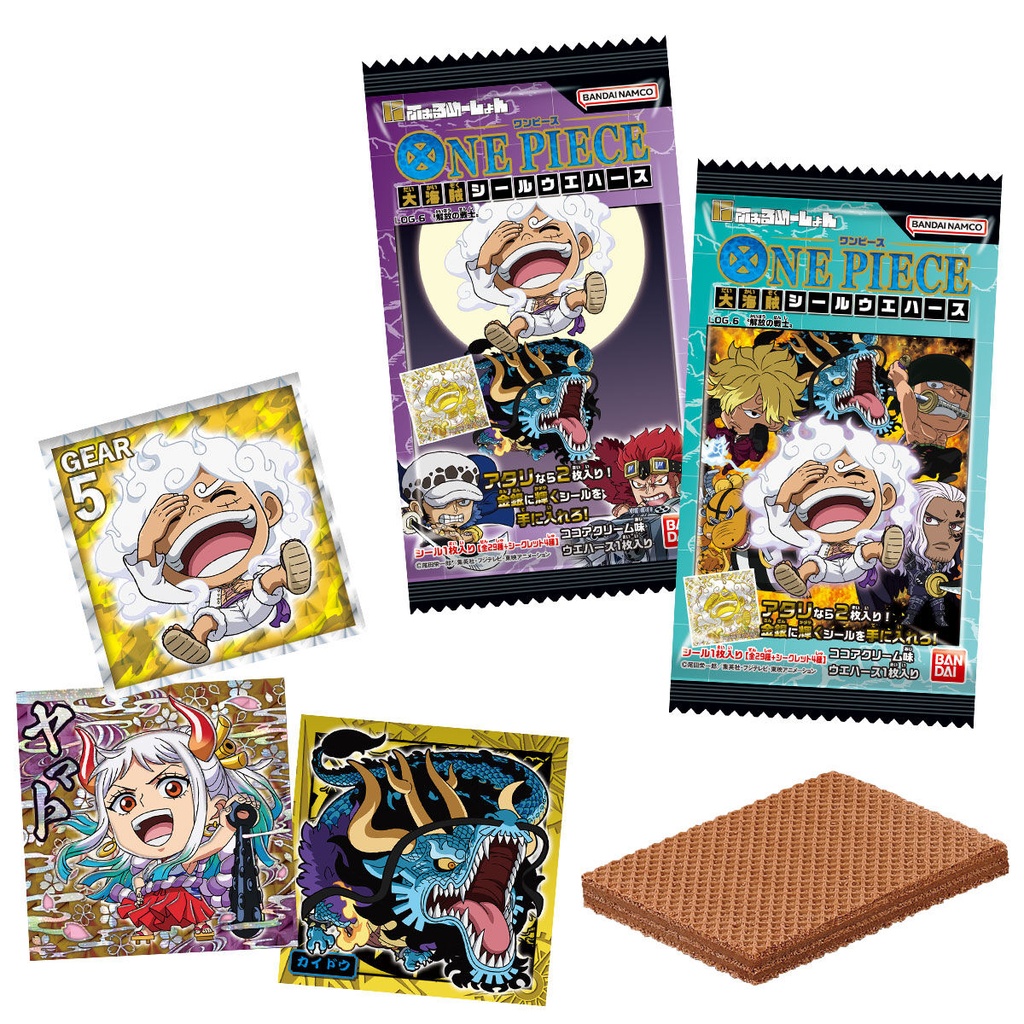 Nyaformation One Piece Gret Pirate Sticker Wafer Log 6 [BOX] Image_1