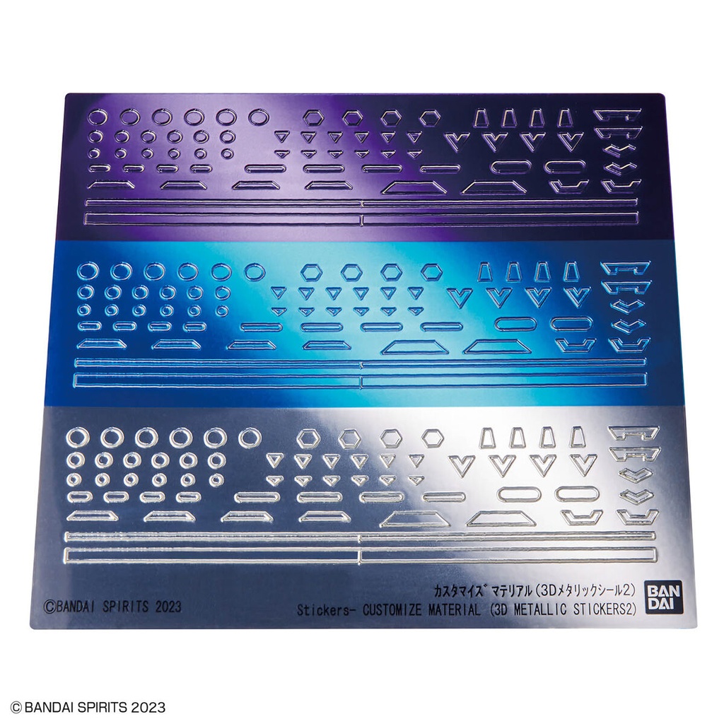 (PO) 30MM Customize Material (3D Metallic Sticker 2) Image_2
