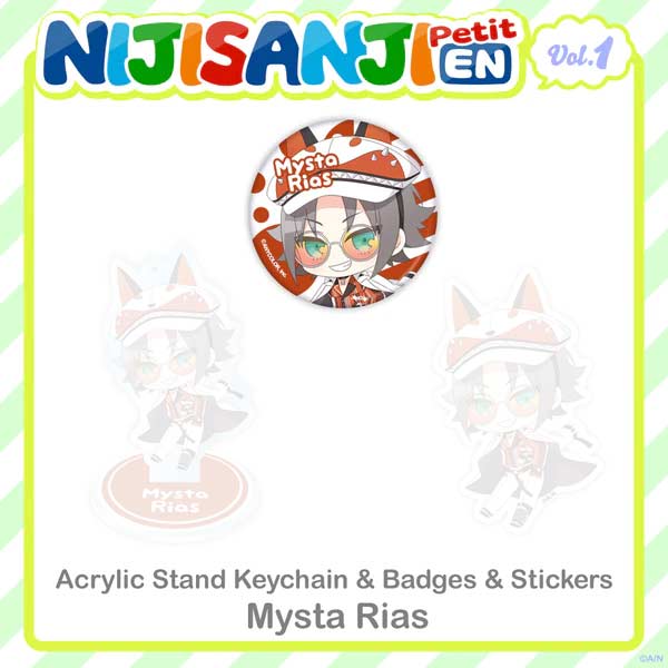 NIJISANJI EN Petit vol.1 Luxiem - Mysta Rias Can Badge Image_1
