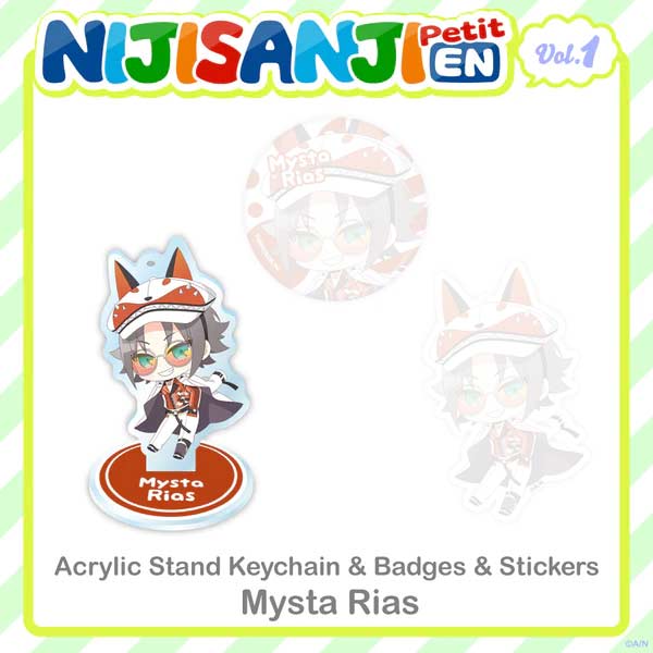 NIJISANJI EN Petit vol.1 Luxiem - Mysta Rias Acrylic Key Chain Image_1