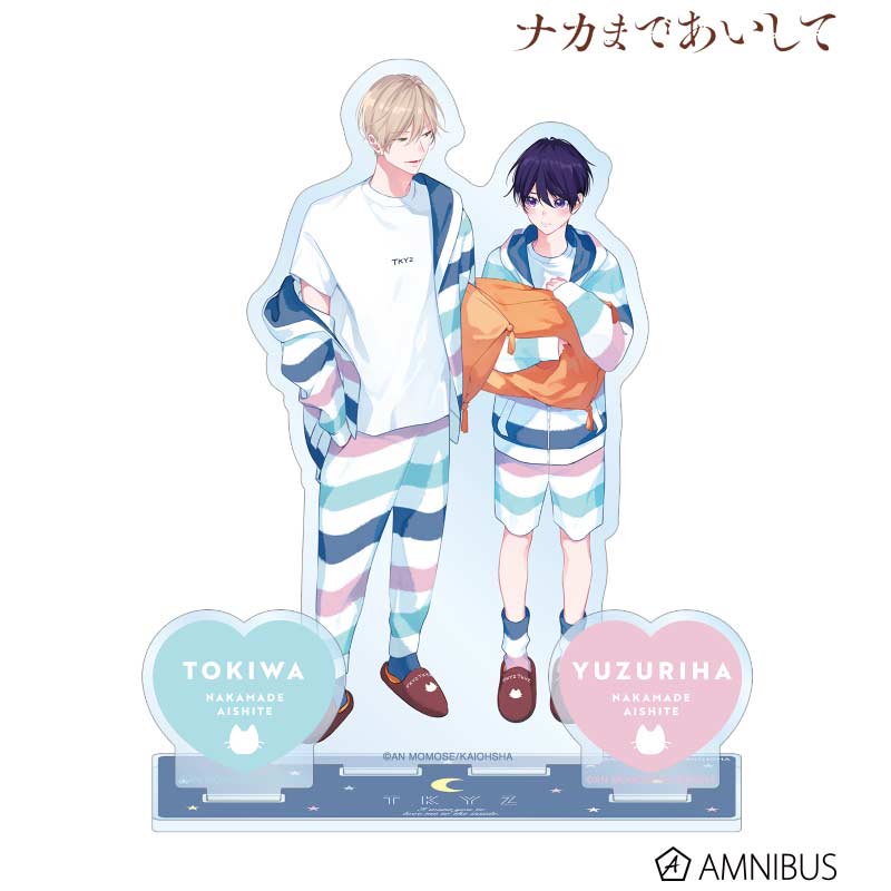 (PO) I want you to love me to the inside An Momose Original Illustration Tokiwa & Yuzuriha Otomari Ver. Big Acrylic Stand with Parts Image_1