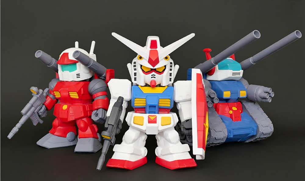 (PO) Jumbo Soft Vinyl Figure SD Gun Tank Image_4