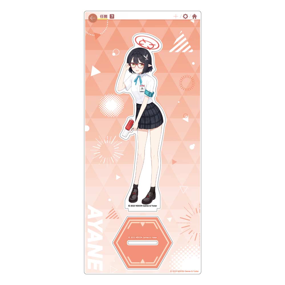 (PO) Blue Archive Original Illustration Big Acrylic Stand Ayane Image_2