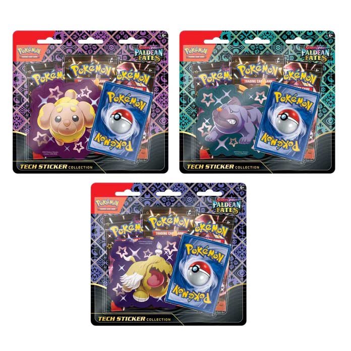 Pokemon TCG: Scarlet and Violet SV04.5 Paldean Fates Tech Sticker Collection Image_1