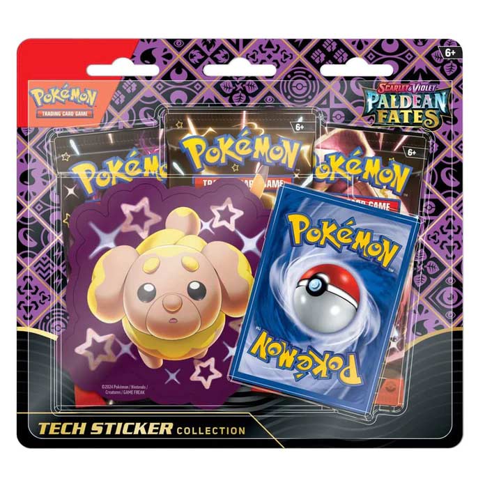 Pokemon TCG: Scarlet and Violet SV04.5 Paldean Fates Tech Sticker Collection Image_2