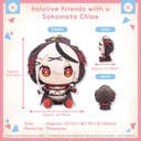 hololive friends with u Sakamata Chloe Plush Image_2