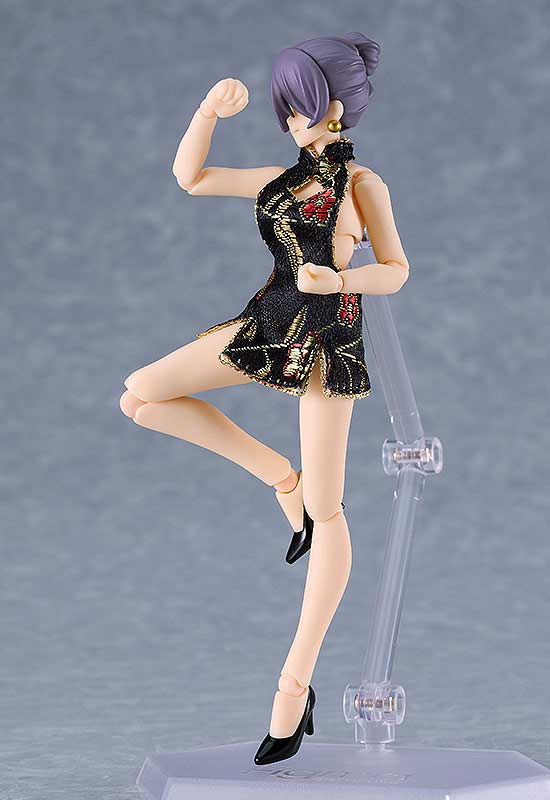 (PO) figma Styles Mini Skirt Chinese Dress (Black) Image_7