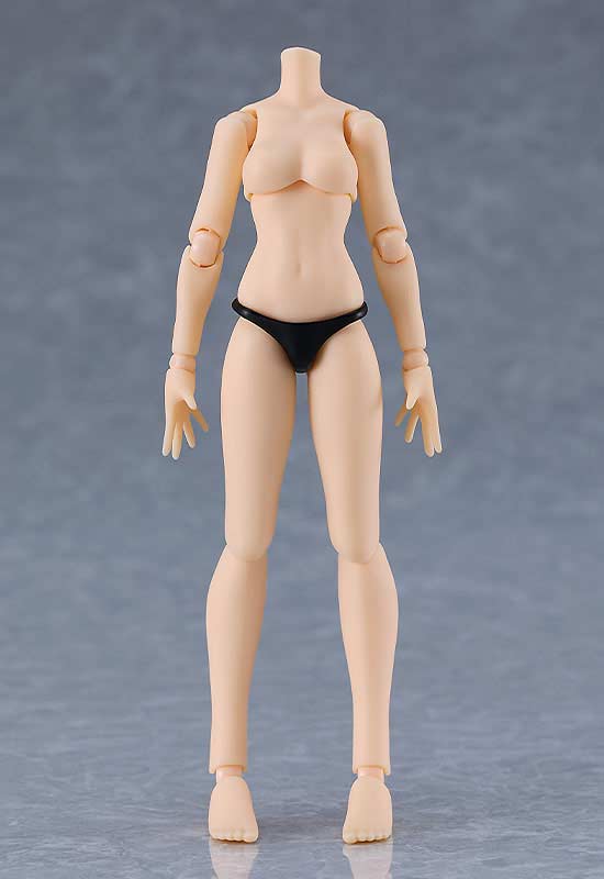 (PO) figma Styles figma Female Body (Mika) with Mini Skirt Chinese Dress Outfit (Black) Image_8