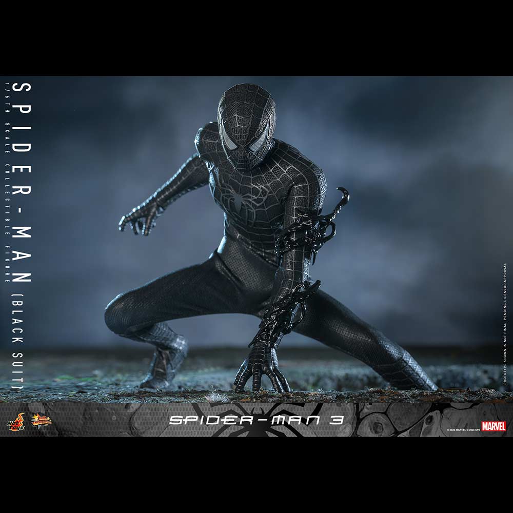 (PO) Movie Masterpiece Series MMS727 - Spider-Man 3 - Spider-Man (Black Suit)  Image_3