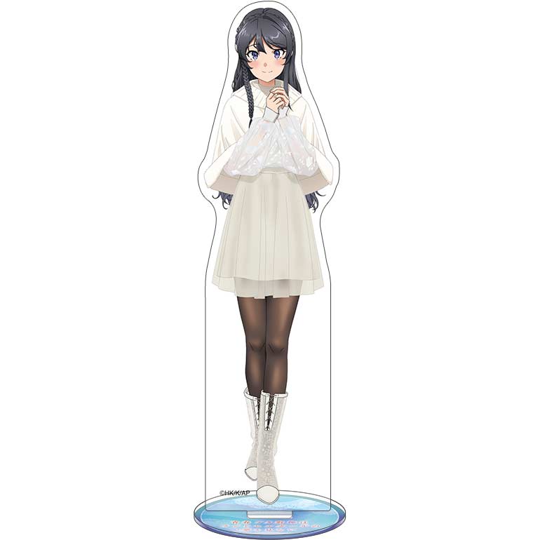 (PO) Rascal Does Not Dream of Bunny Girl Senpai Acrylic Stand Sakurajima Mai Odekake Winter Image_1