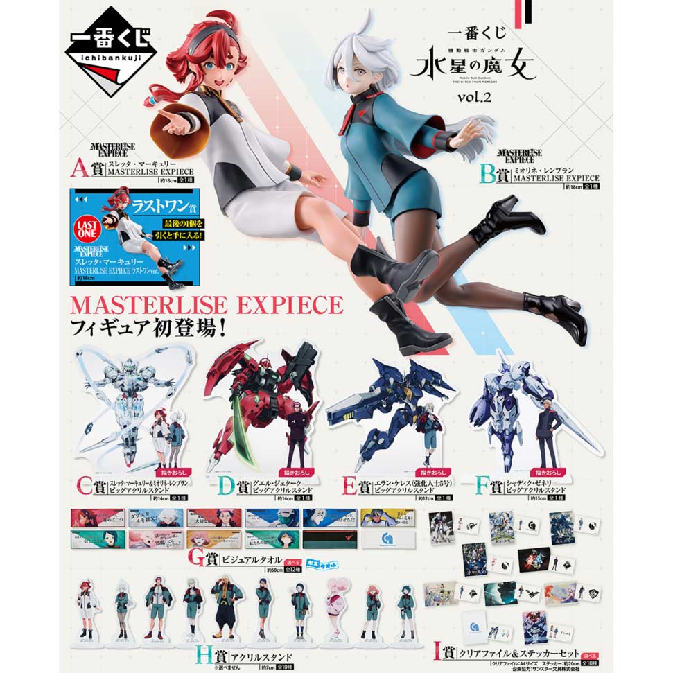 Ichiban Kuji - Gundam: The Witch from Mercury Vol.2 (Full ctn of 80 tickets) Image_2