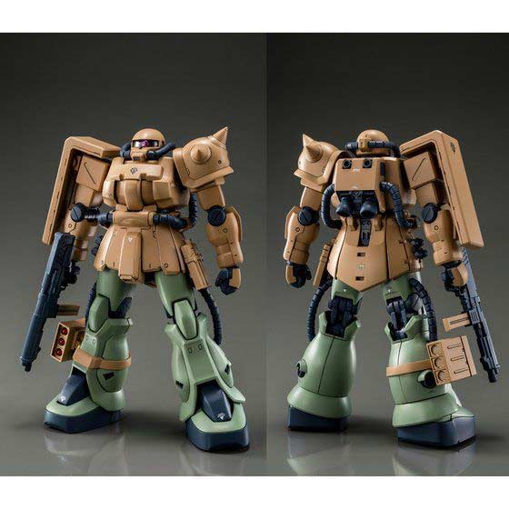 MG 1/100 Gundam - MS-06F-2 Zaku II (Kinbaraito Base Type) (P Bandai) Image_2