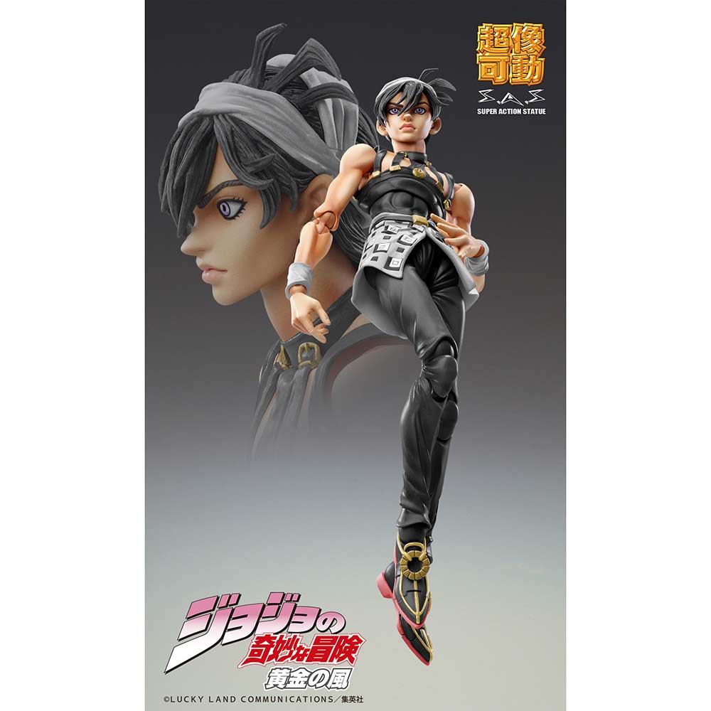 (PO) Super Action Statue JoJo's Bizarre Adventure Part V - Narancia Ghirga & Aerosmith Ver. Black Image_7
