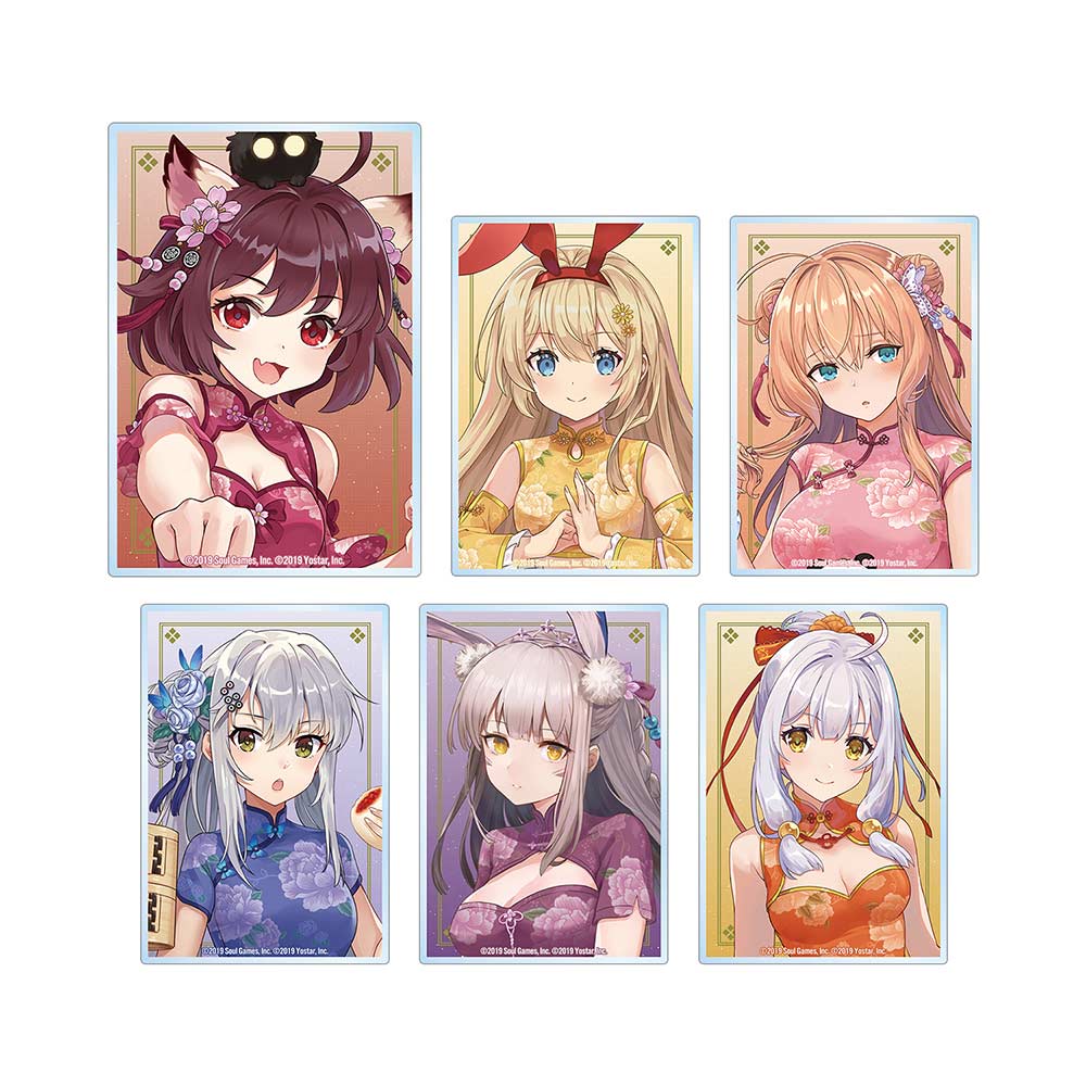 (PO) Majsoul Original Illustration China Dress Ver. Trading Acrylic Card [BOX] Image_2