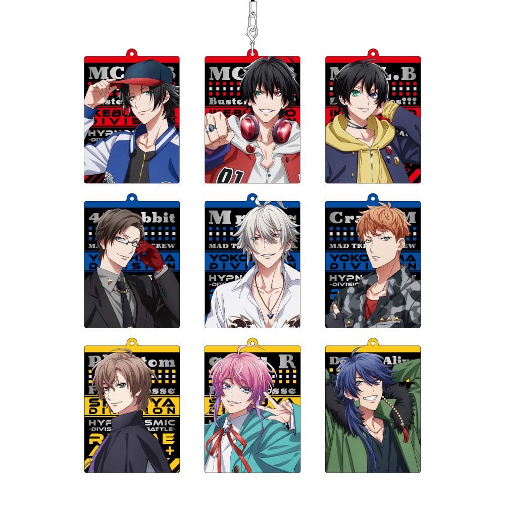 (PO) Hypnosismic Division Rap Battle Rhyme Anima + Metal Charm Strap Vol. 1 [BOX] Image_1